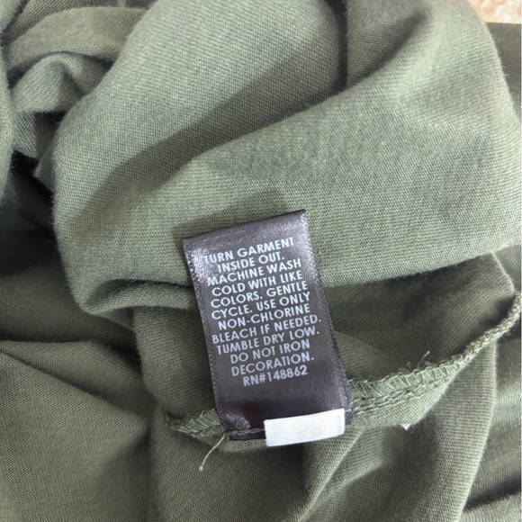 Torrid Olive Green “It’s Fall Y’all” Cotton Short Sleeves Round Neck Tee Size 5 - Picture 14 of 14